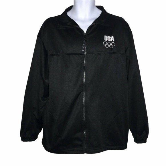USA Olympic Committee Rings Lightweight Jacket XL - Picture 1 of 8